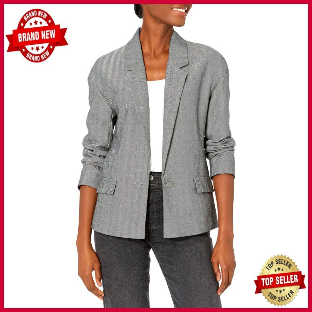 Wool Herringbone Classic Fit Blazer, Dry Clean Only, Short Length